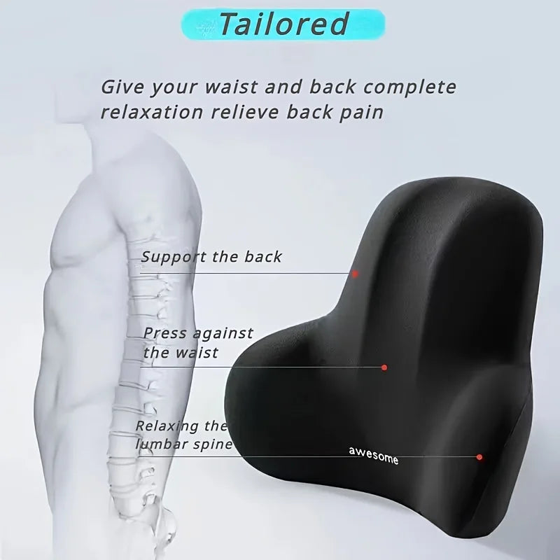 ComfortPlus Ergonomic Seat & Lumbar Support Cushion